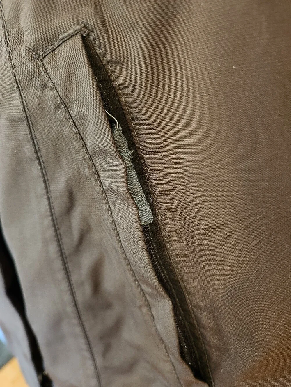 Eddie Bauer Women's Dark Brown Hooded Insulated Trench Coat - Size MT